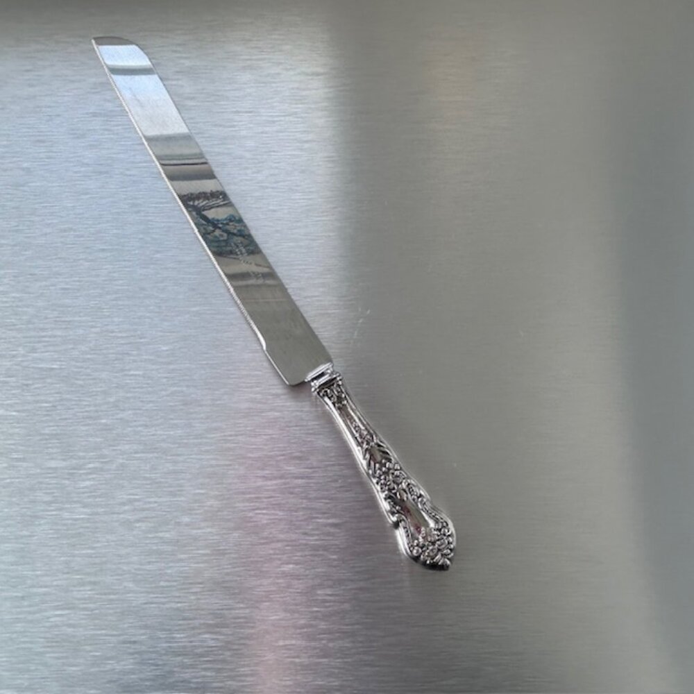 Vintage Cake Cutting Serving Knife Sheffield Stainless Steel